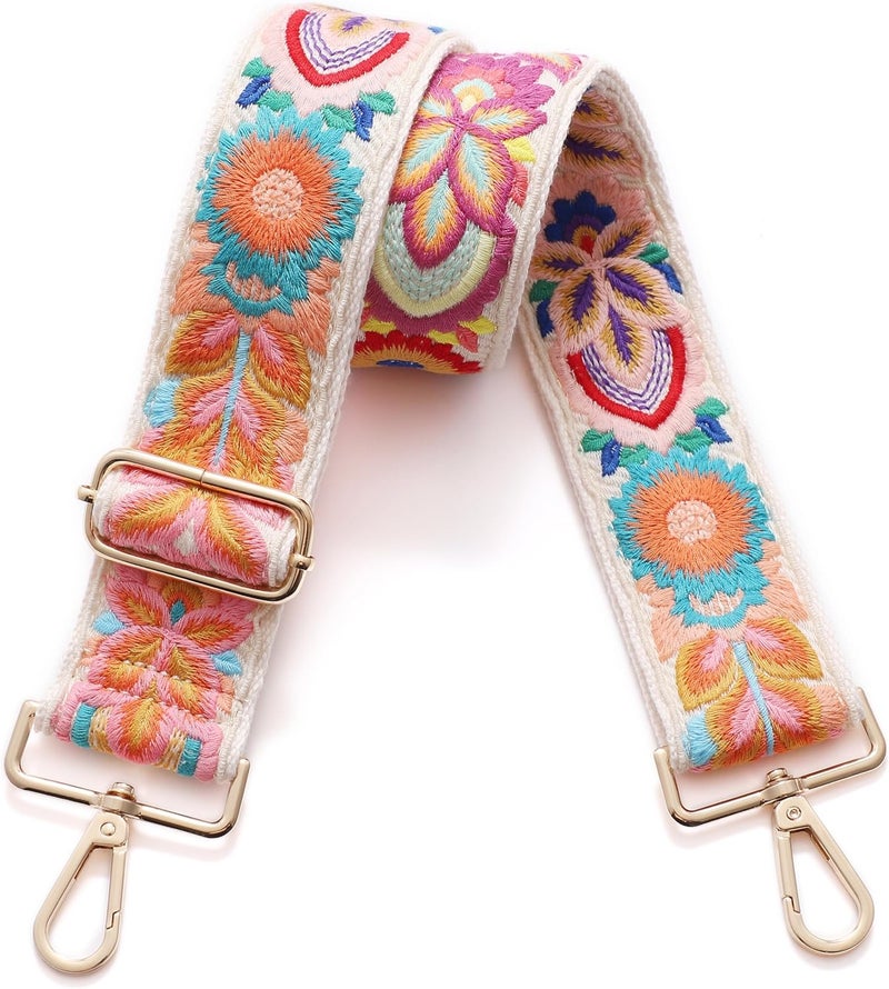S-Jacorry Purse Strap Replacement Crossbody Wide Shoulder Strap Adjustable Canvas Straps Handbag Strap Replacement Belts - Image 1
